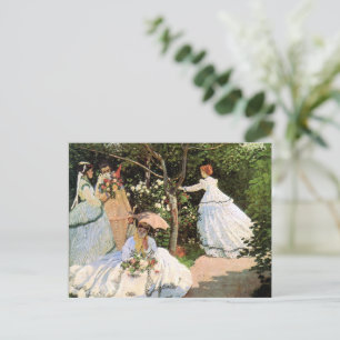 Monet - Women in the Garden Postcard