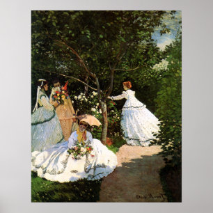 Monet Women in the Garden Poster