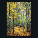 Monet - Wood Lane, vintage fine art wooded area Poster<br><div class="desc">Wood Lane,  vintage fine art painting by Claude Monet</div>