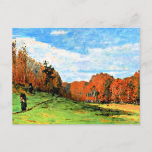 Monet - Woodbearers in Fontainebleau Postcard