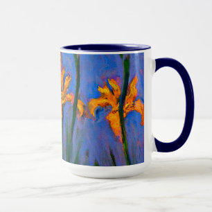 Monet- Yellow Irises Mug