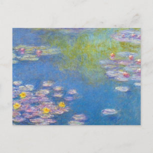 Monet Yellow Water Lilies Postcard