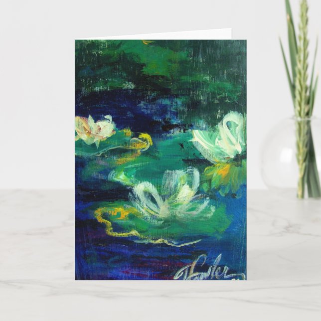 MonetMyWay blank greeting card (Front)