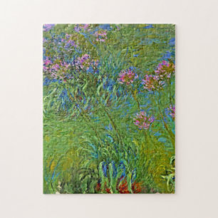 Monet's Agapanthus Flowers Jigsaw Puzzle