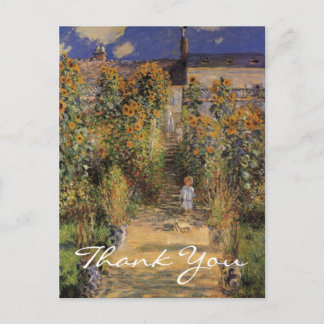 Monet's Artist's Garden at Vetheuil Postcard