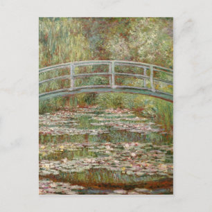 Monet's "Bridge Over a Pond of Water Lilies" 1899 Postcard
