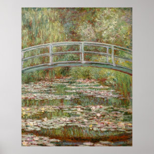 Monet's "Bridge Over a Pond of Water Lilies" 1899 Poster