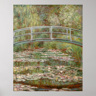 Monet's "Bridge Over a Pond of Water Lilies" 1899 Poster