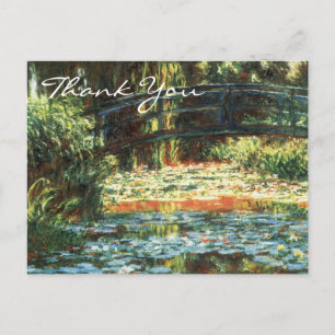 Monet's Bridge Over The Water Lily Pond Postcard