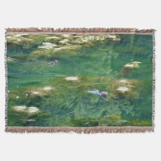 Monet's Ducks Blanket  (Front)