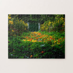Monet's Garden, Giverny, France in Autumn Jigsaw Puzzle