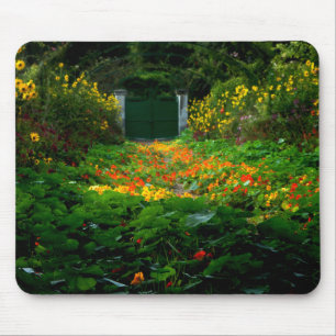 Monet's Garden, Giverny, France in Autumn Mouse Mat