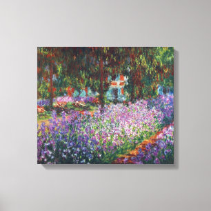 Monet's garden in Giverny by Claude Monet Canvas Print