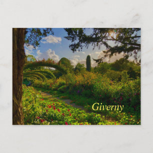 Monet's Garden Postcard