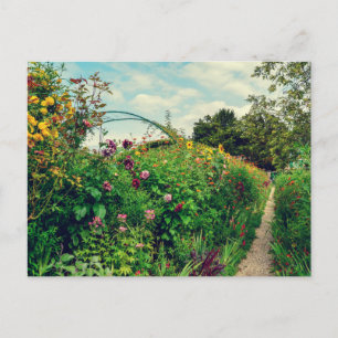 Monet's Garden Postcard