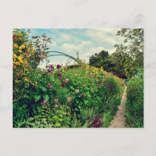Monet's Garden Postcard (Front)