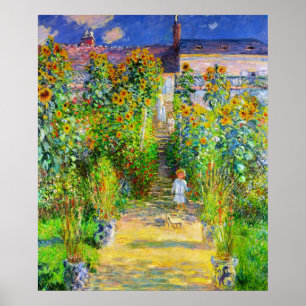 Monet's Garden Poster