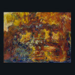 Monet's Japanese Footbridge  Poster<br><div class="desc">Turn any space into an affordable art gallery with this Claude Monet "Japanese Footbridge" poster! Makes the ideal gift for art students and art lovers.</div>