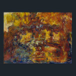 Monet's Japanese Footbridge  Poster<br><div class="desc">Turn any space into an affordable art gallery with this Claude Monet "Japanese Footbridge" poster! Makes the ideal gift for art students and art lovers.</div>