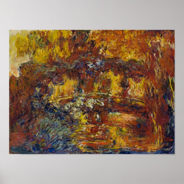 Monet's Japanese Footbridge  Poster (Front)