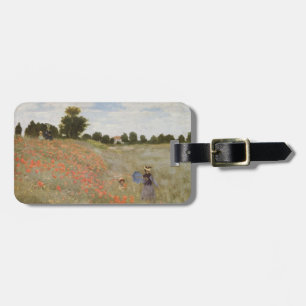 Monet's Poppy Field Luggage Tag