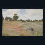 Monet's Poppy Field Tea Towel<br><div class="desc">Claude Monet's masterpiece: Poppy field</div>
