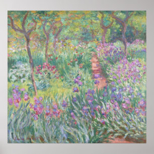Monet's The Artist’s Garden in Giverny Poster