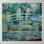 Monet's Water Lilies and Japanese Bridge Poster<br><div class="desc">Water Lilies and Japanese Bridge by Claude Monet (1899).</div>