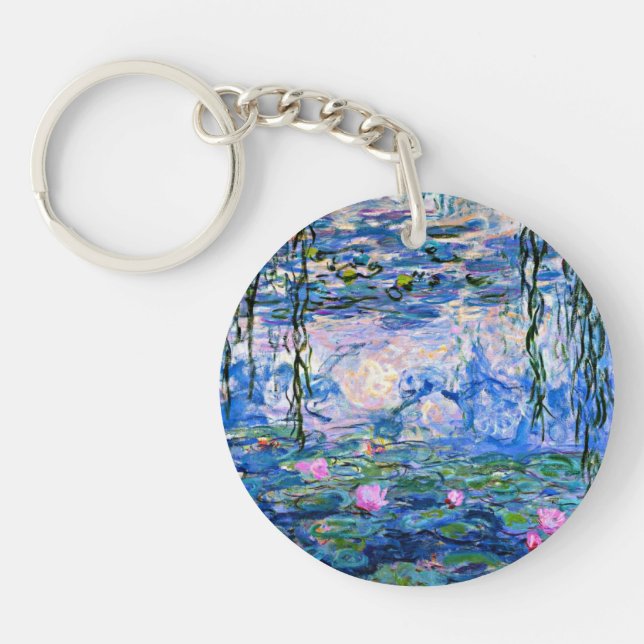 Monet's Water Lilies Key Ring (Front)