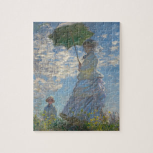 Monet's Woman with a parasol Jigsaw Puzzle