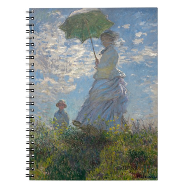 Monet's Woman with a parasol Notebook (Front)