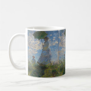 Monet's Woman with Parasol,Impressionist Landscape Coffee Mug