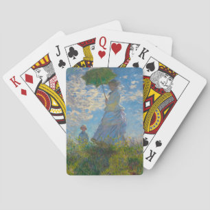 Monet's Woman with Parasol Playing Cards