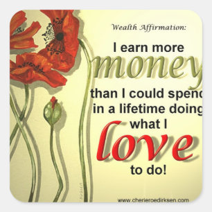 Money Affirmation Stickers