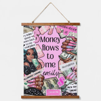 Money Affirmation Wall Tapestry