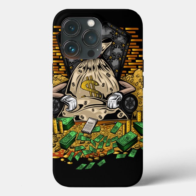 Money Bag Case-Mate iPhone Case (Back)