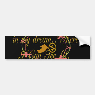 Money Bag Dream Design Bumper Sticker