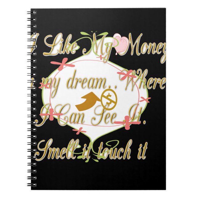 Money Bag Dream Design Notebook (Front)