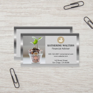 Money Bag   Financial   Accounting Business Card
