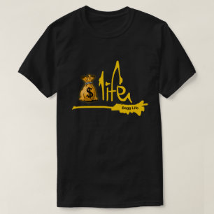 Money bag Life Logo T-Shirt
