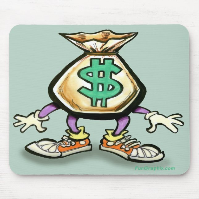Money Bag Mouse Mat (Front)