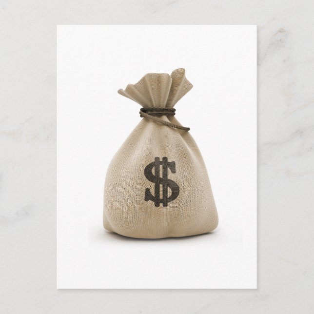 money bag postcard (Front)