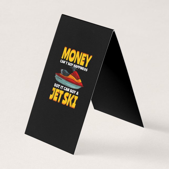 Money Can't Buy Happiness But It Can Buy A Jet Ski Business Card (Front)