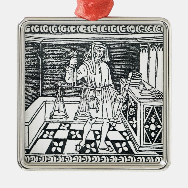 Money Changer Metal Tree Decoration (Front)