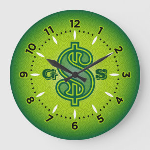 Money Clock - Green