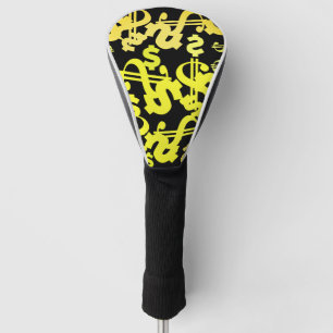 Money Dollar Signs Financial Pattern Golf Head Co Cover