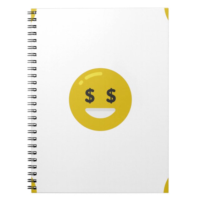 money eye emoji notebook (Front)