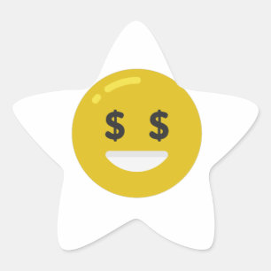 money eye emoji star sticker