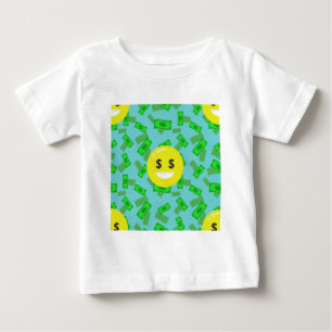 money eyed emoji baby T-Shirt