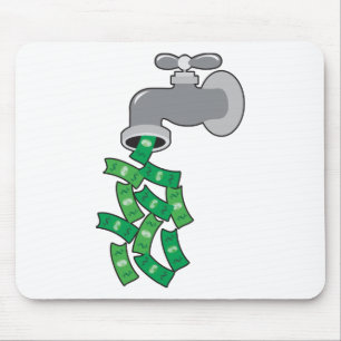 Money Faucet Mouse Mat